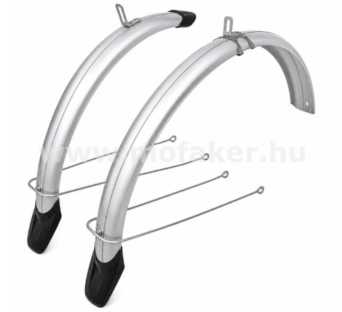 Sárvédő 26-os 58mm alu-müa U-pálcás ezüst VeloGo