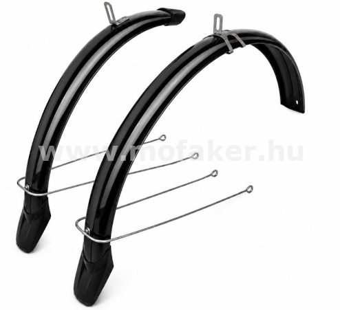 Sárvédő 26-os 58mm alu-müa U-pálcás fekete VeloGo
