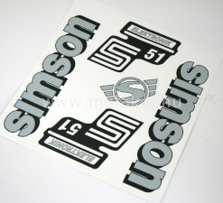 Matrica szett S51 Elektronik Szürke