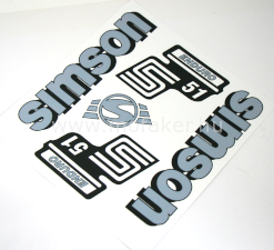 Matrica szett S51 Enduro Szürke