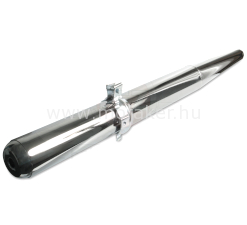 Kipufogódob króm S50 S51 SR50 KR51 SR4-2 PR véggel HU