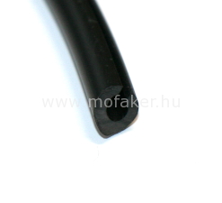 Gumi szegély lábvédőhöz KR51 SW fekete (folyóméter)