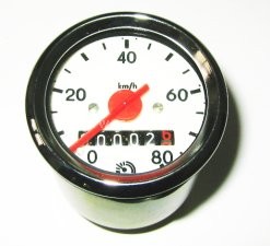 Kilométeróra 80 Km 48mm SW KR S50 (fehér számlap)