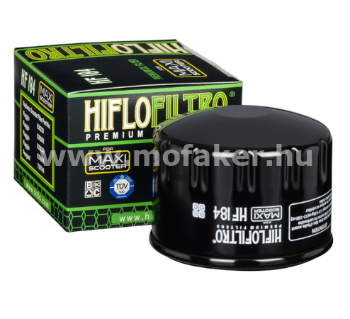 Olajszűrő HF 184 HifloFiltro (Piaggio Beverly MP3) 76x57mm