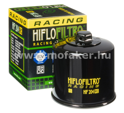 Olajszűrő HF 204 RC HifloFiltro (Honda CB, CFR, Kawasaki,ZX, Yamaha YZF) 65x74mm