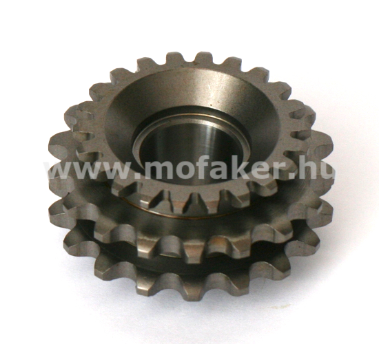 Kuplunglánckerék duplex ford.mérős tip ETZ125-150