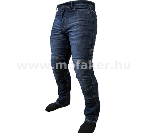 Motoros farmer nadrág (30 méret) kék (protektoros)