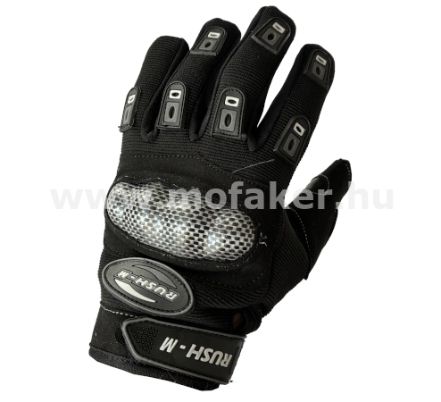 Motoros kesztyű CK-05  8/S Kevlar Fekete-szürke